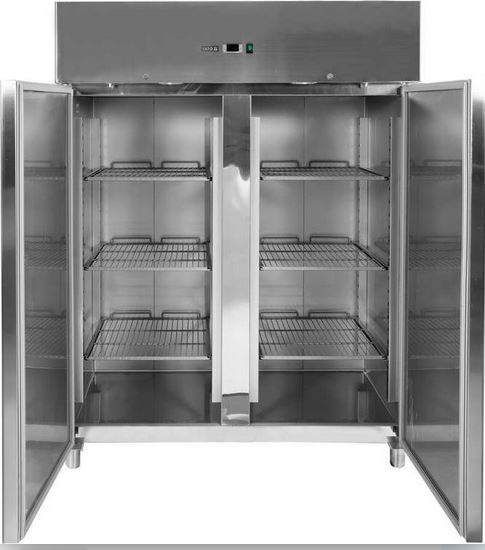 Szafa chłodnicza 1300 L Yato YG-05210 dwudrzwiowa, stal nierdzewna